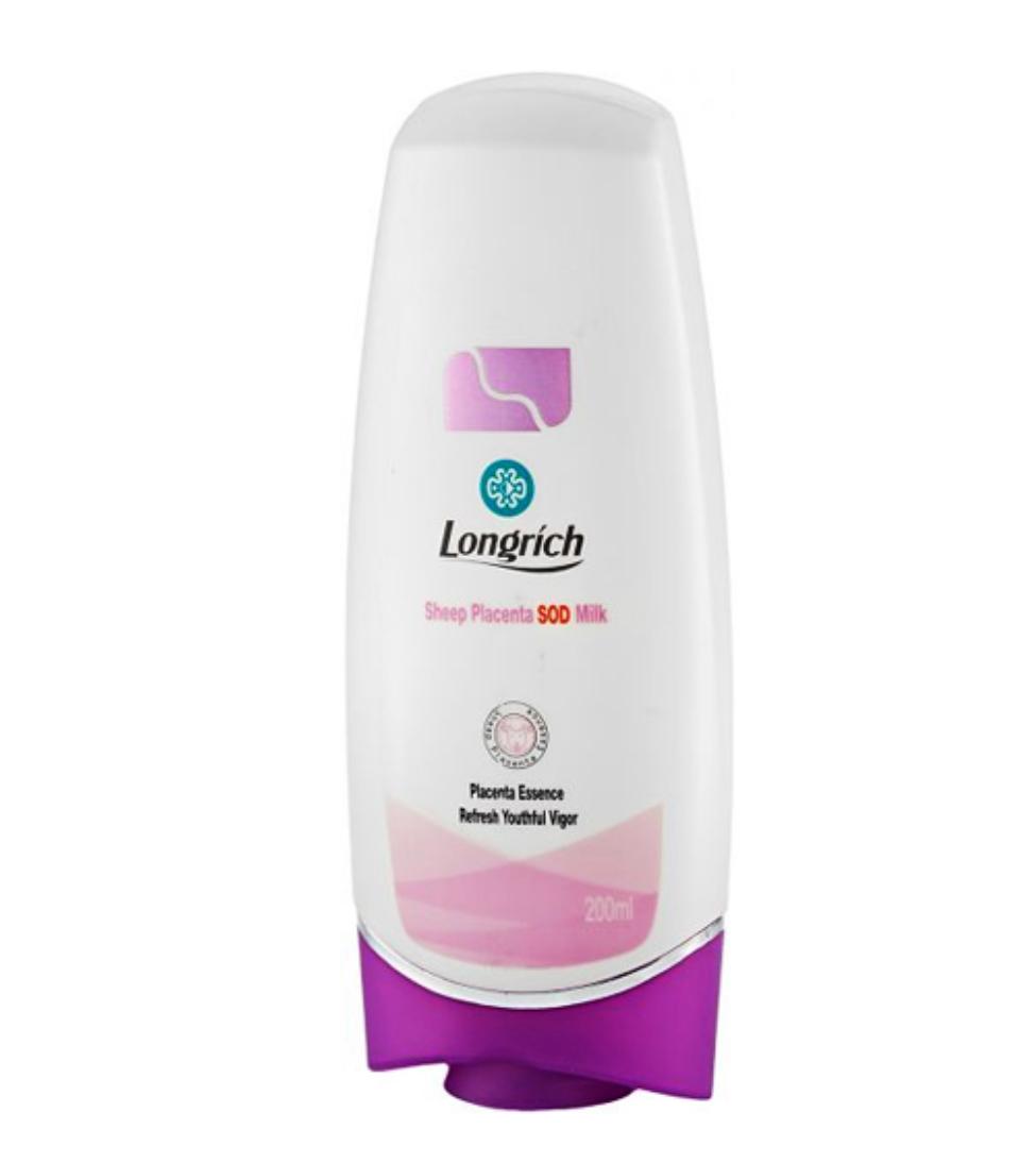 Longrich skincare product bottle on a white background