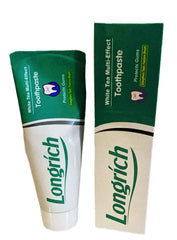 Longrich toothpaste tube and packaging on a white background