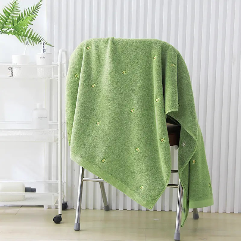 2 PC Thickened Cotton Towel Set